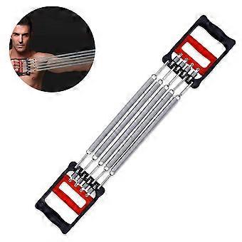 Portable Chest Expander With Stainless Carbon Spring Steel For Full Body Workout