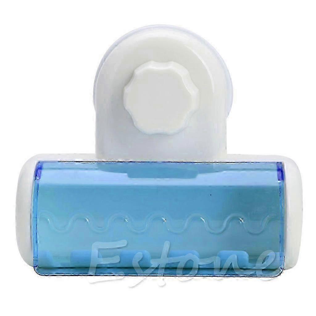 5-Slot Covered Suction Cup Toothbrush Rack