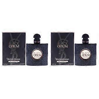 Yves Saint Laurent Black Opium By Yves Saint Laurent For Women - 1.6 Oz Edp Spray - Pack Of 2