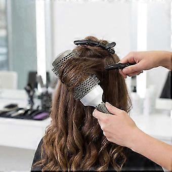 Hair Styling Kit, 11 Piece Set (5 Combs, 6 Clips), Boar Bristle and Aluminum Tube Components, Minimize Flyaways, Reduce Tangles, Fast Heat Distributio