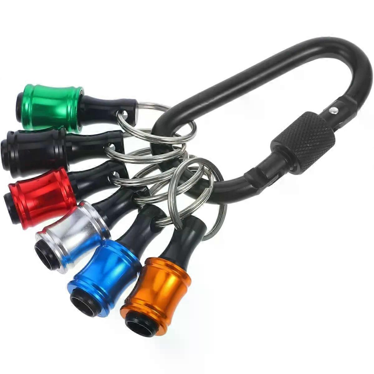 6pcs Carabiner Bit Holder Set with Quick Release Socket