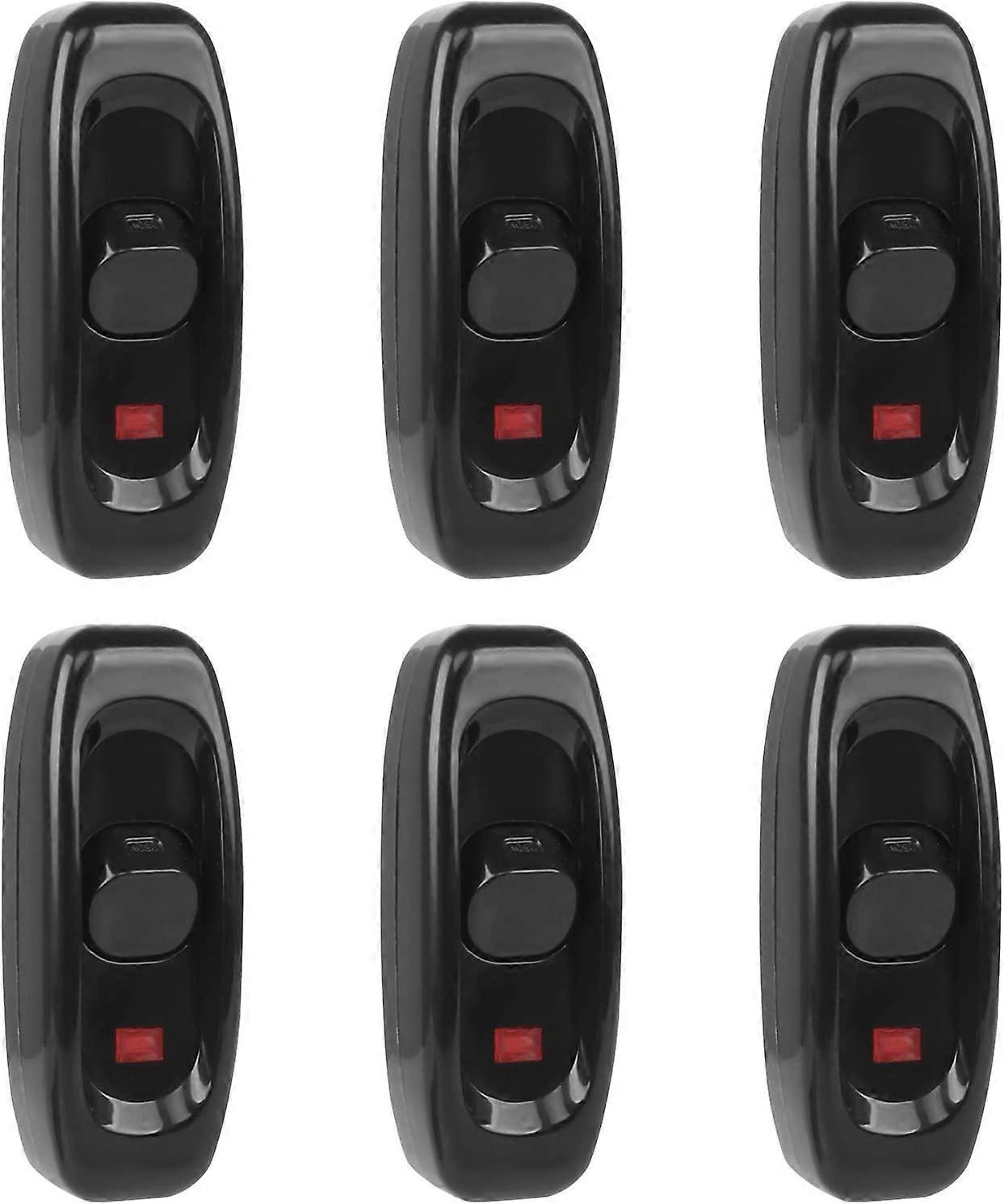 Black 10A Rocker Switch with Illuminated Toggle