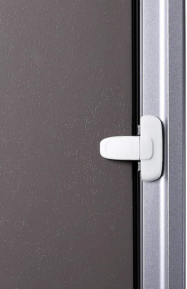 Child Safe Single Door Fridge Lock, Easy To Install, Uses 3m Vhb Adhesive, No Tools Or Drill Bits (white, 1 Piece)