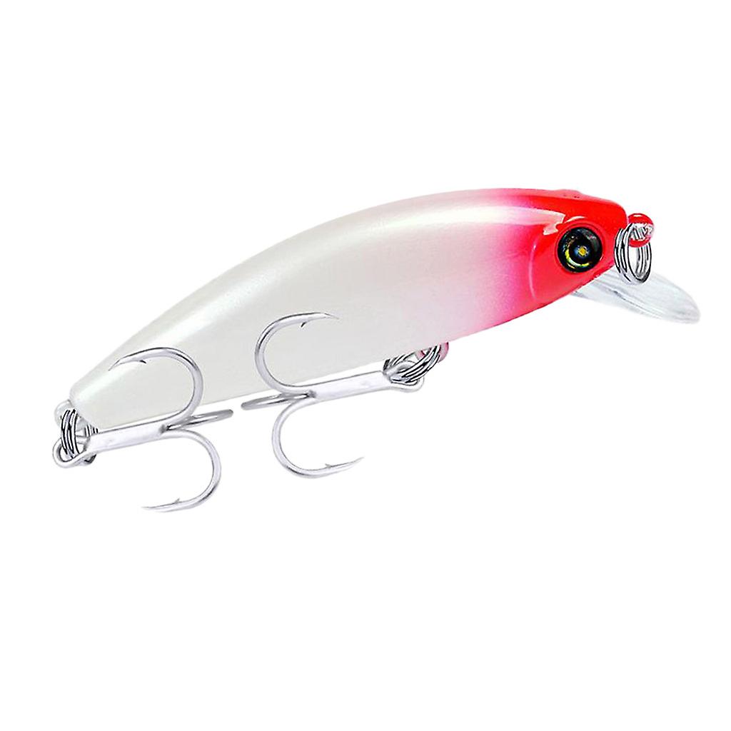 Minnow Angelköder 3D Eyes Crankbait Hartköder mit Drillingshaken Typ 11