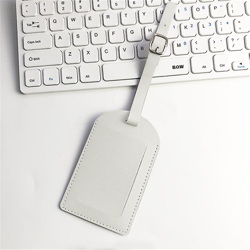 Fashion Pu Leather Luggage Tag Travel Accessories Name Id Address Portable Tag