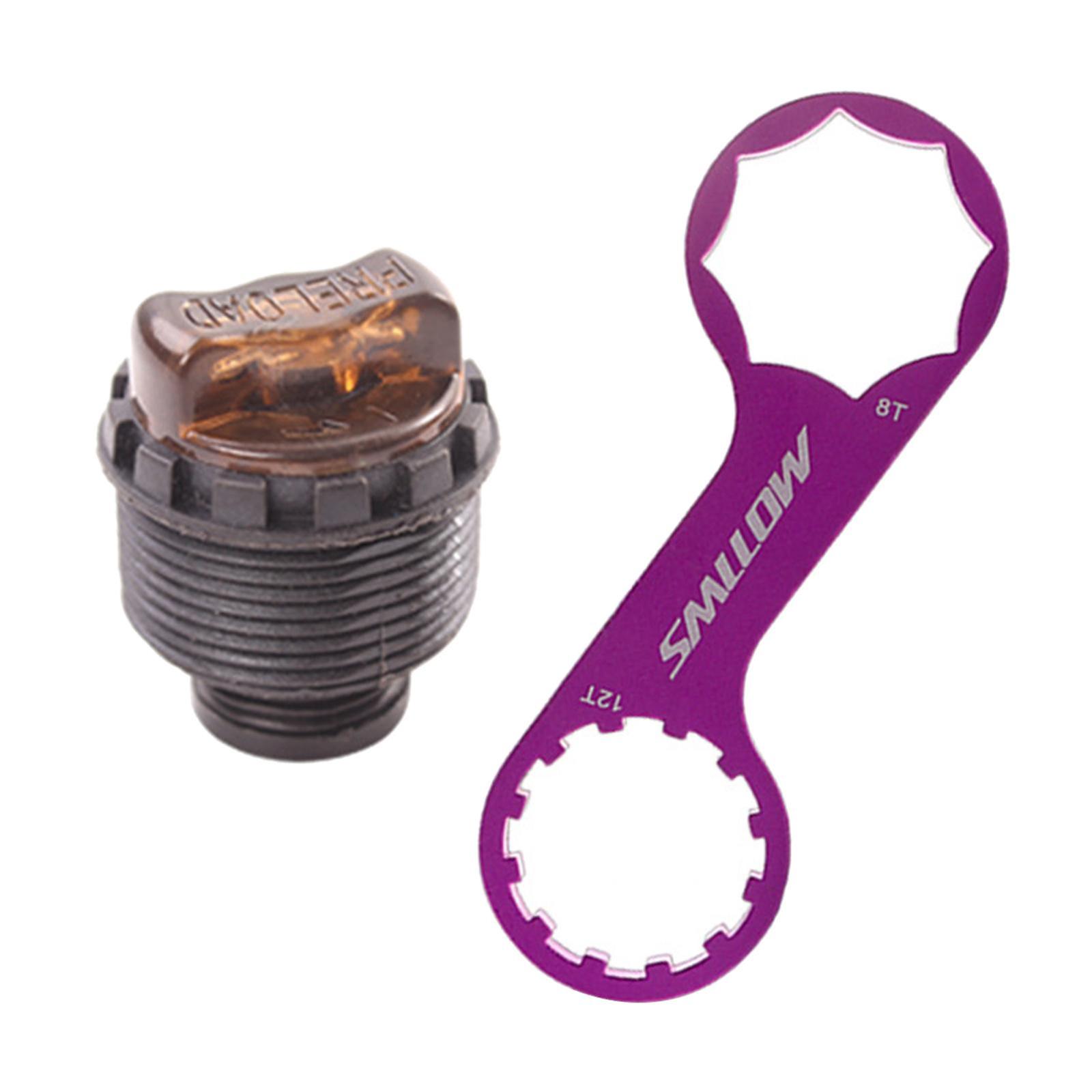 MTB Bike Fork Caps Spanner Bicycle Front Fork Wrench for XCR/XCT/XCM/RST 25.4MM Knob + Wrench