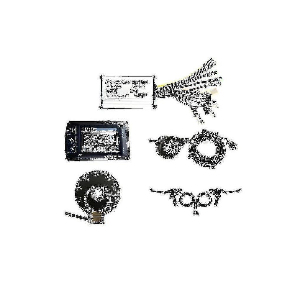 36v 48v 250w 350w E-bike 15a Sine Wave Brushless Controller With Display E-bike Light Display