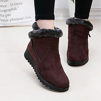 Frau Baumwolle Schneestiefel Freizeit Einfarbige Schuhe Geschenk Für Freundin Frauen Liebhaber