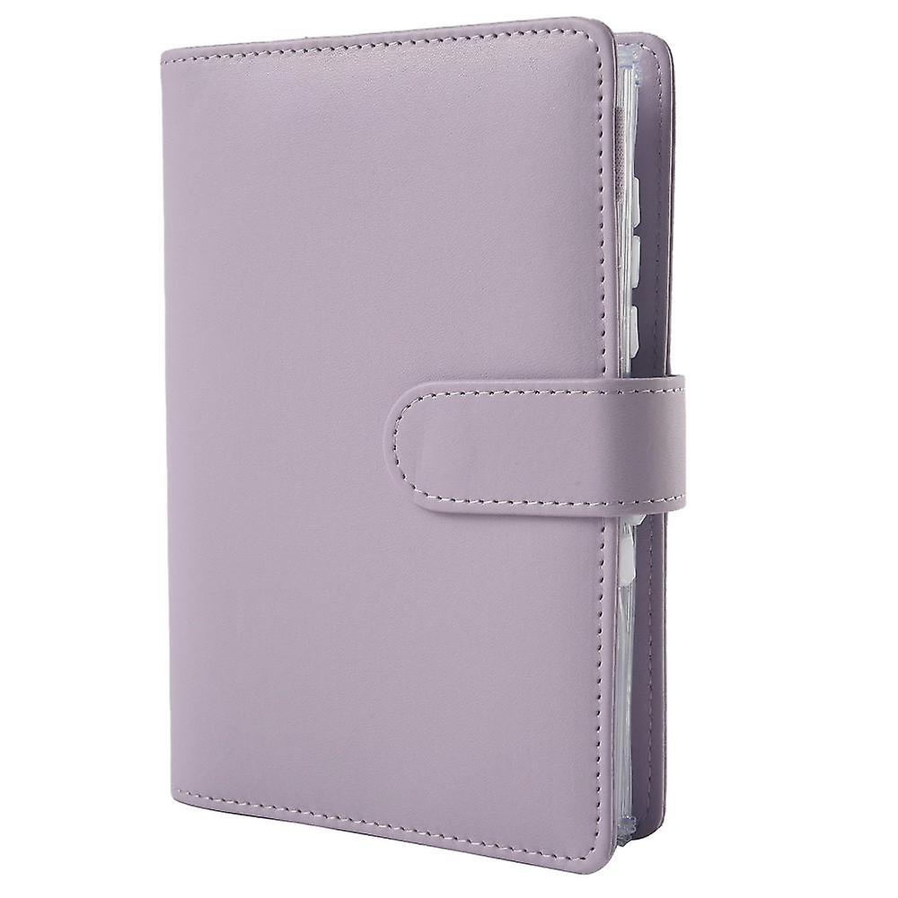 A6 Pu Leather Notebook Magnetic Personal Planning Binder With 12 Binder Pockets Binder Zipper Folde
