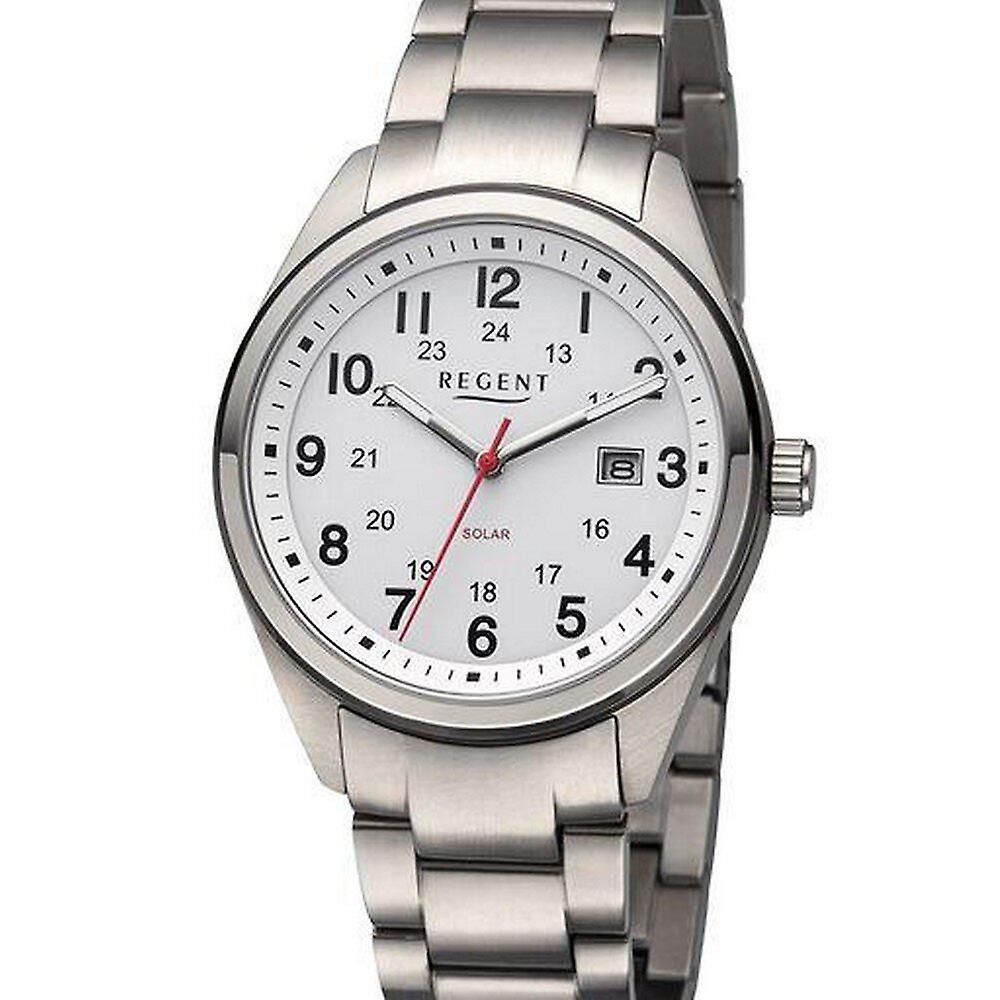 Regent - F-1539 - Wristwatch - Titanium watch - Solar watch - Men