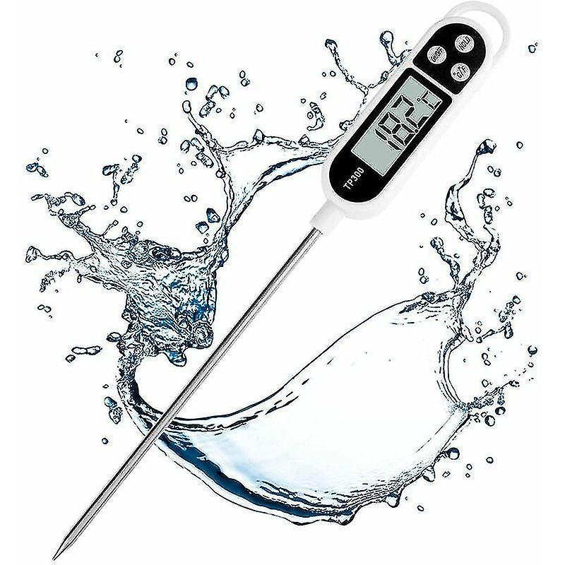 Kitchen Thermometer, Digital Digital Thermometer With Long Probe, Instant Read Cooking Thermometer, 
