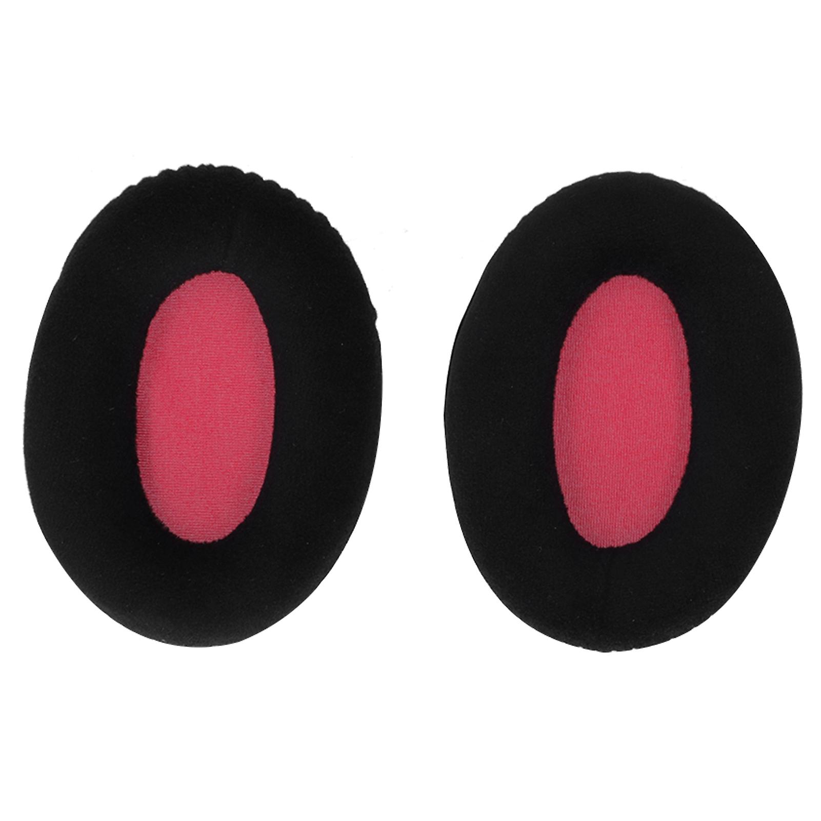 Textured Red Ear Cushions for HyperX Cloud II: Durable, Noise-Blocking, Easy Install