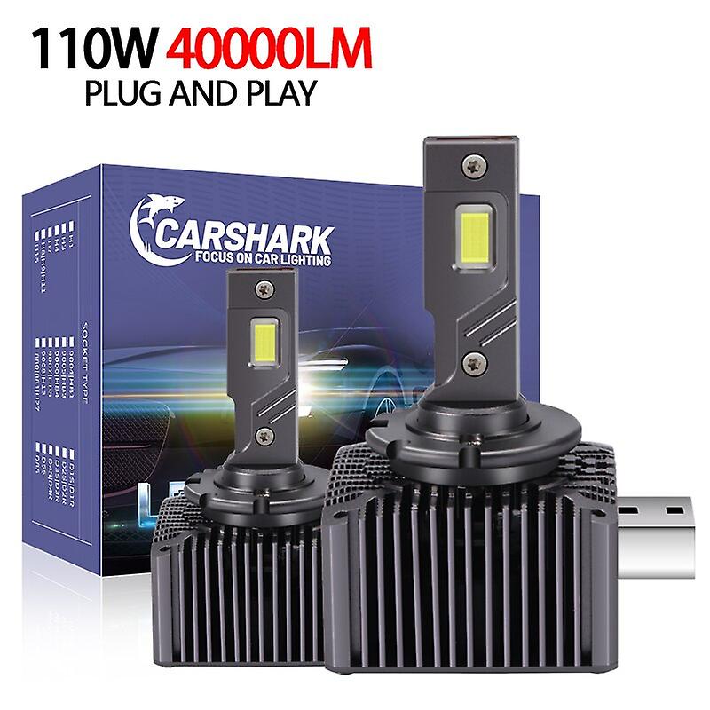 -carshark D1s D3s Led Bulbs Headlight Canbus D4s D5s D2s D8s Auto Lamps 110w 40000lm Super Bright D1r D4r D2r D3r Car Lights Hid