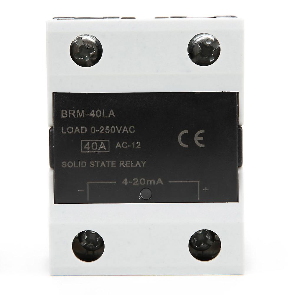 BERM BRM-40LA Solid State Relay 4~20mA AC 0~250V 40A Flame Retardant Relay