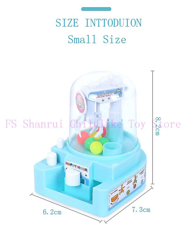Best Selling Children's Mini Grab And Catch Clip Candy Machine Play House Catch Ball Machine Small Capsule Machine Toy Gift