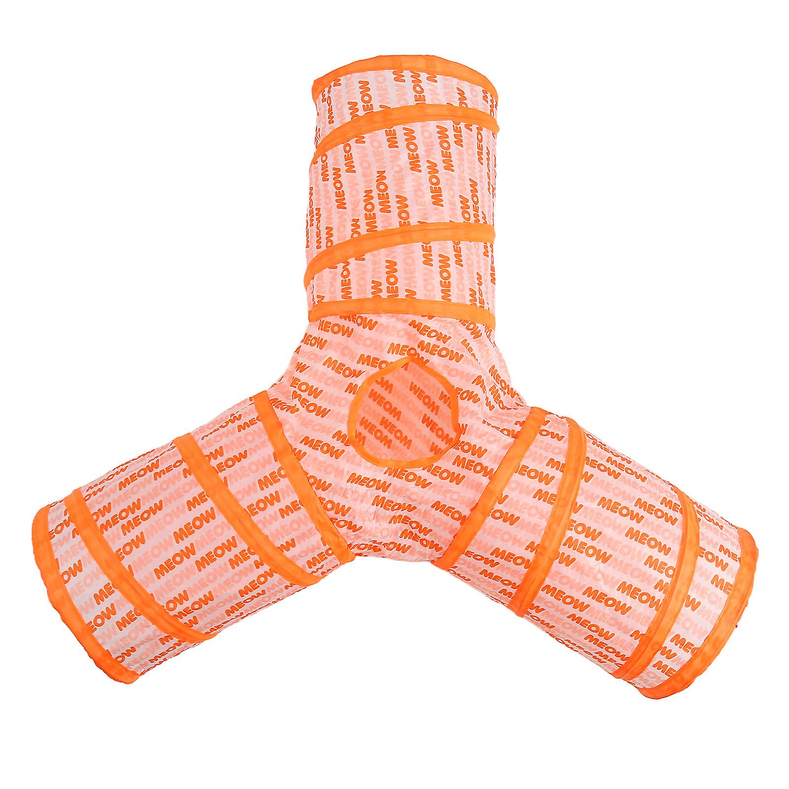 Cat Tunnel, Interactive Alphabet Print, Pet Tunnel Toy