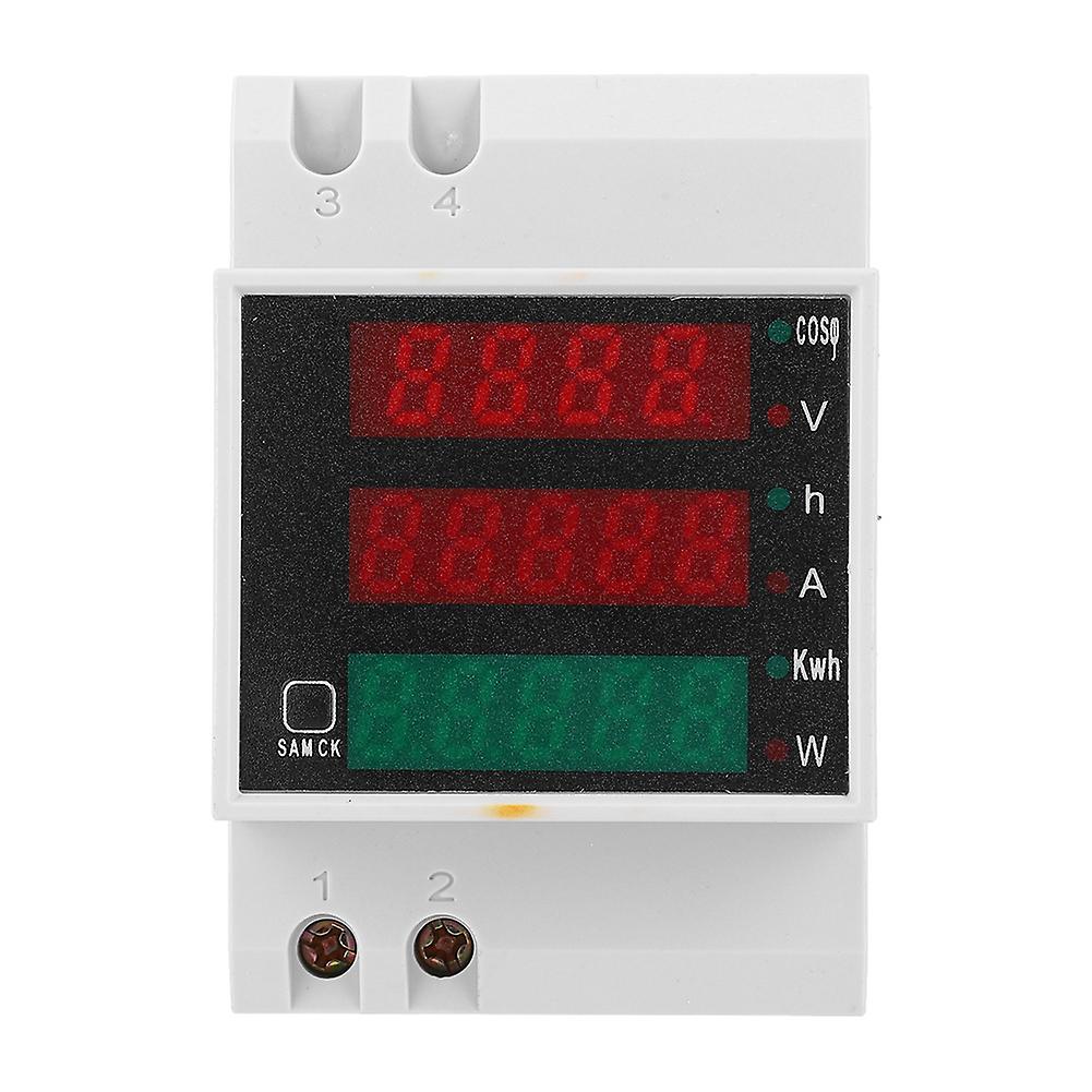 Multifunctional electricity meter digital display, capable of measuring power factor