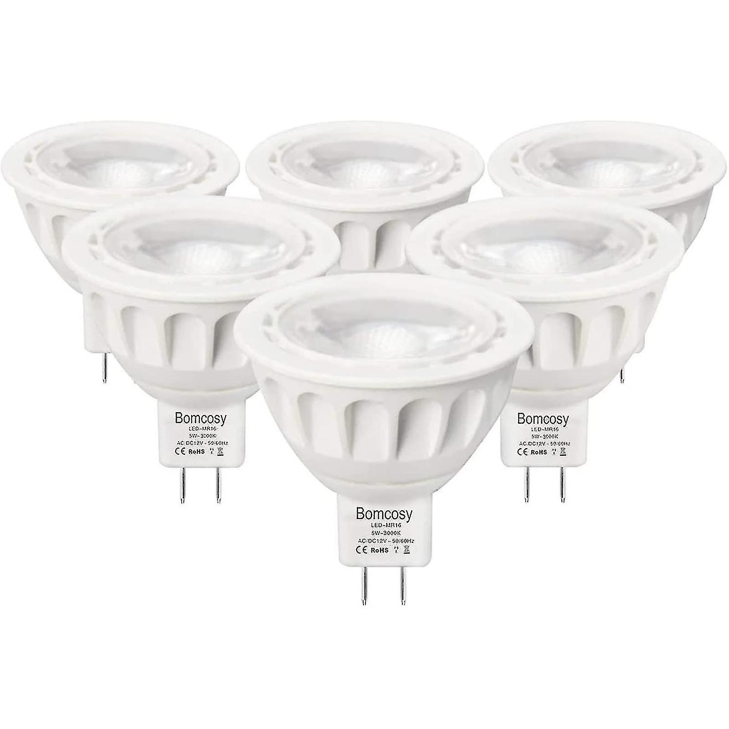 Mr16 Led Gu5.3 リフレクターバルブ、 5W ナチュラルホワイト 4000k 、 50W ハロゲンバルブ、 600lm Ra85 12 と同等
