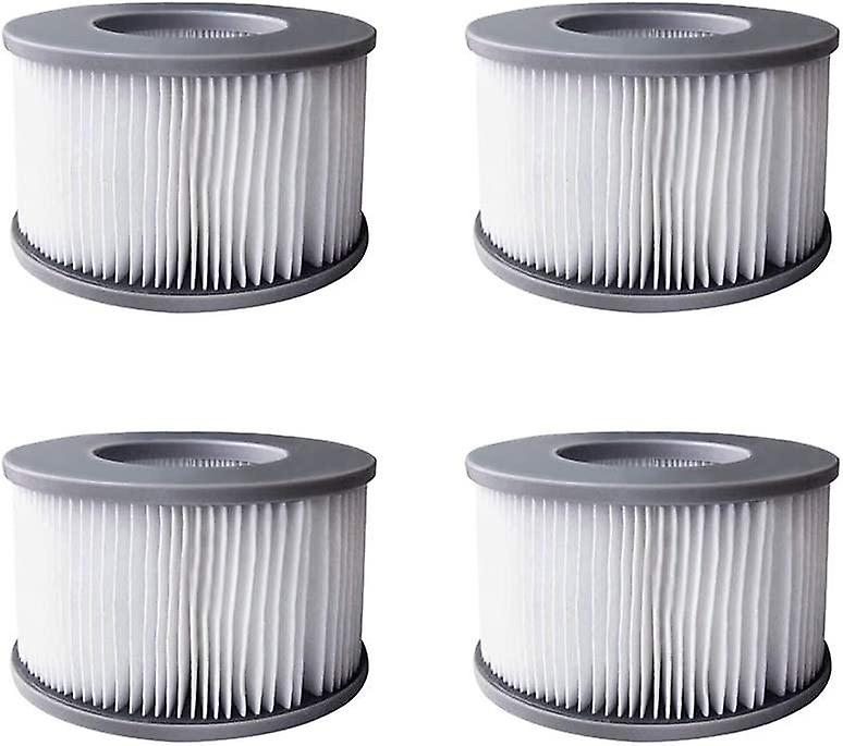 4pcs Hot Tub Filters for MSpa Inflatable Pools, Filter Cartridge Pump Upgraded Version for MSPA All 