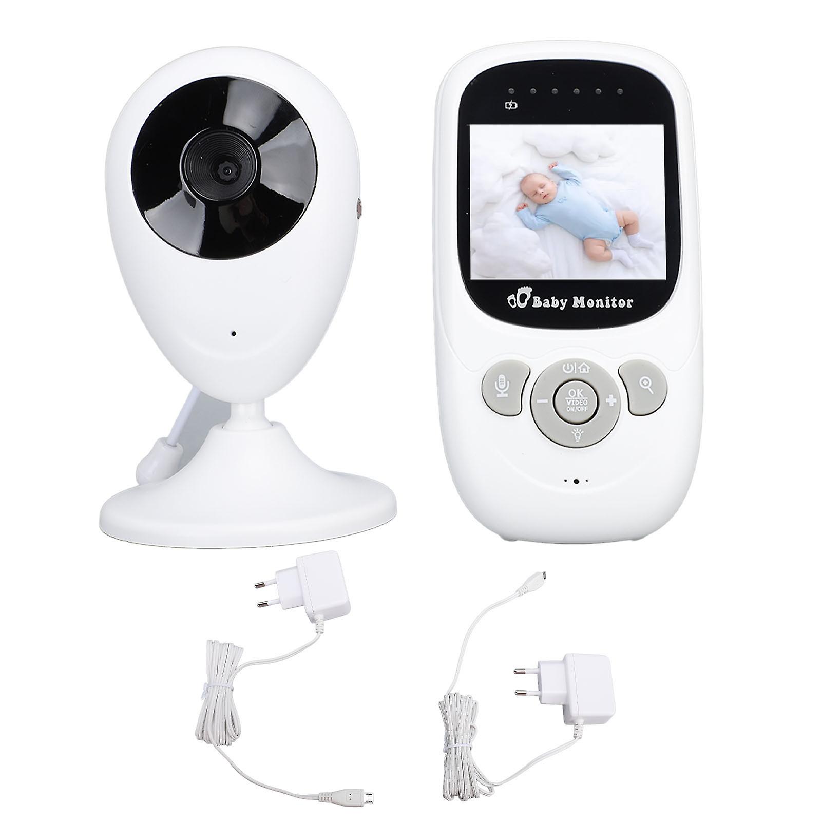 Room Temperature 2-Way Baby Monitor 600mAh Wireless EU Plug