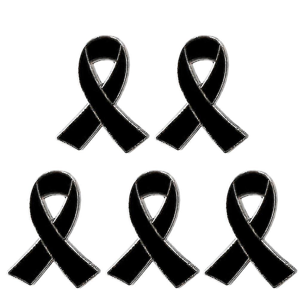 Set di 5 spille a nastro con splendido design, spille a nastro smaltate, materiale in lega