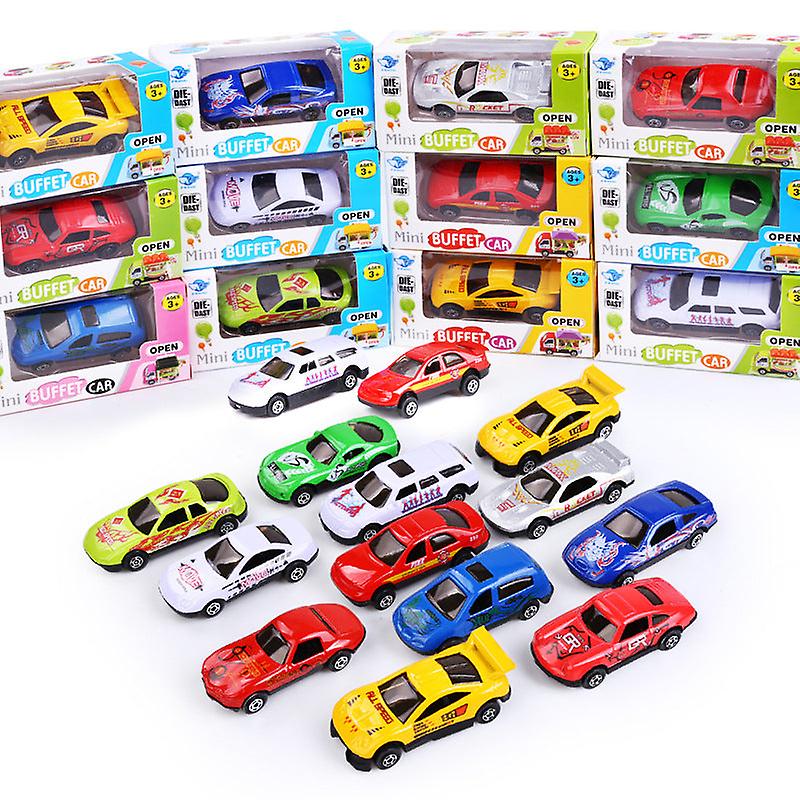 Car Model Toy Gift For Kids New Simulation Mini Cartoon Alloy Car Model