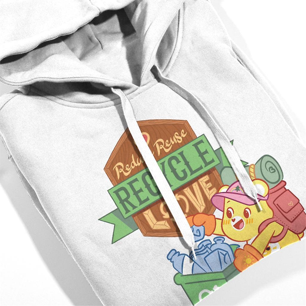 Care Bears Unlock The Magic Reduce Reuse Recycle Love Men's Hooded ...