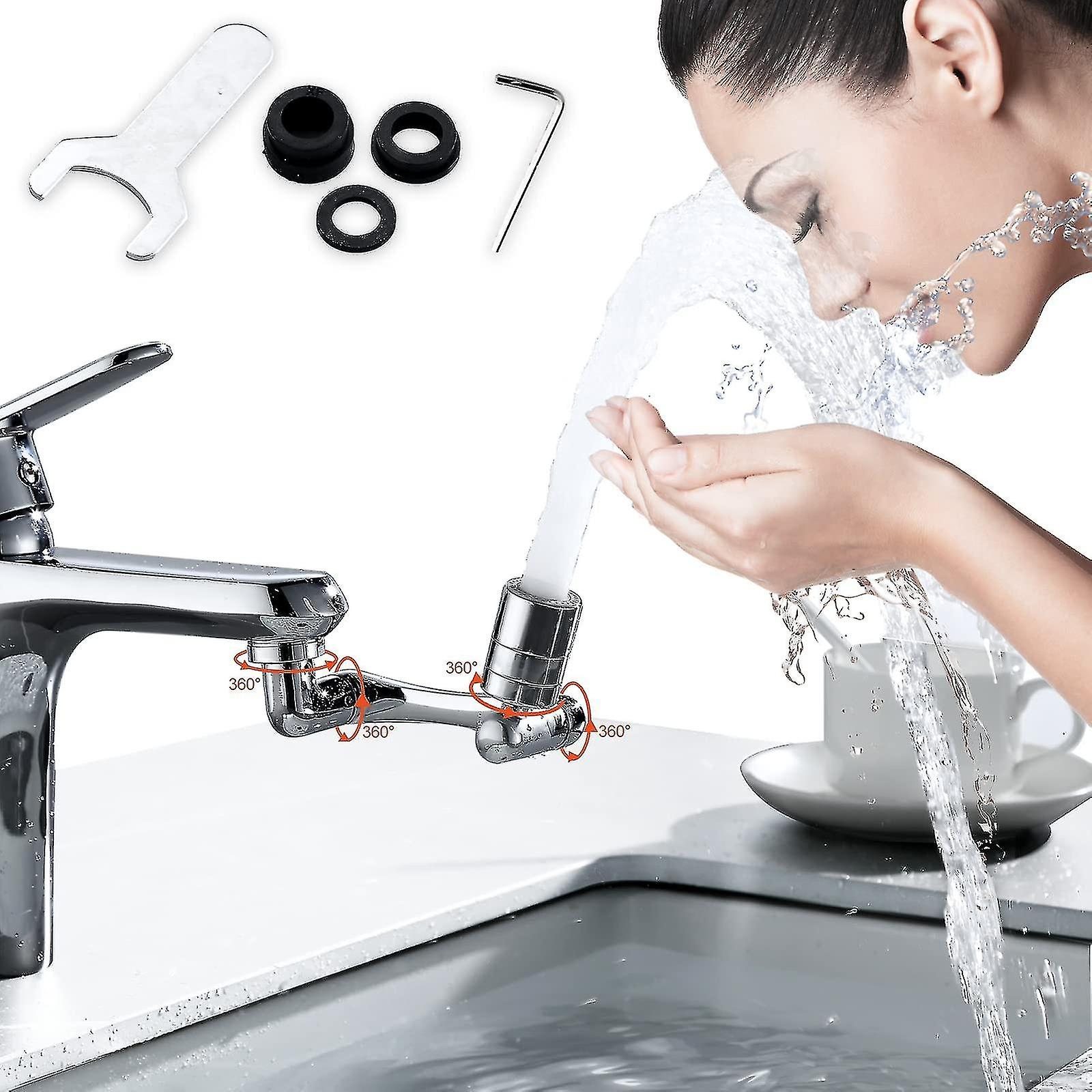 1080 Rotating Faucet Extender Aerator,universal Splash Filter Faucet