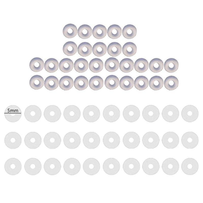 60pcs Plastic Disc Pads Stabilize Earlobe Support Patches Clear Piercing Disc