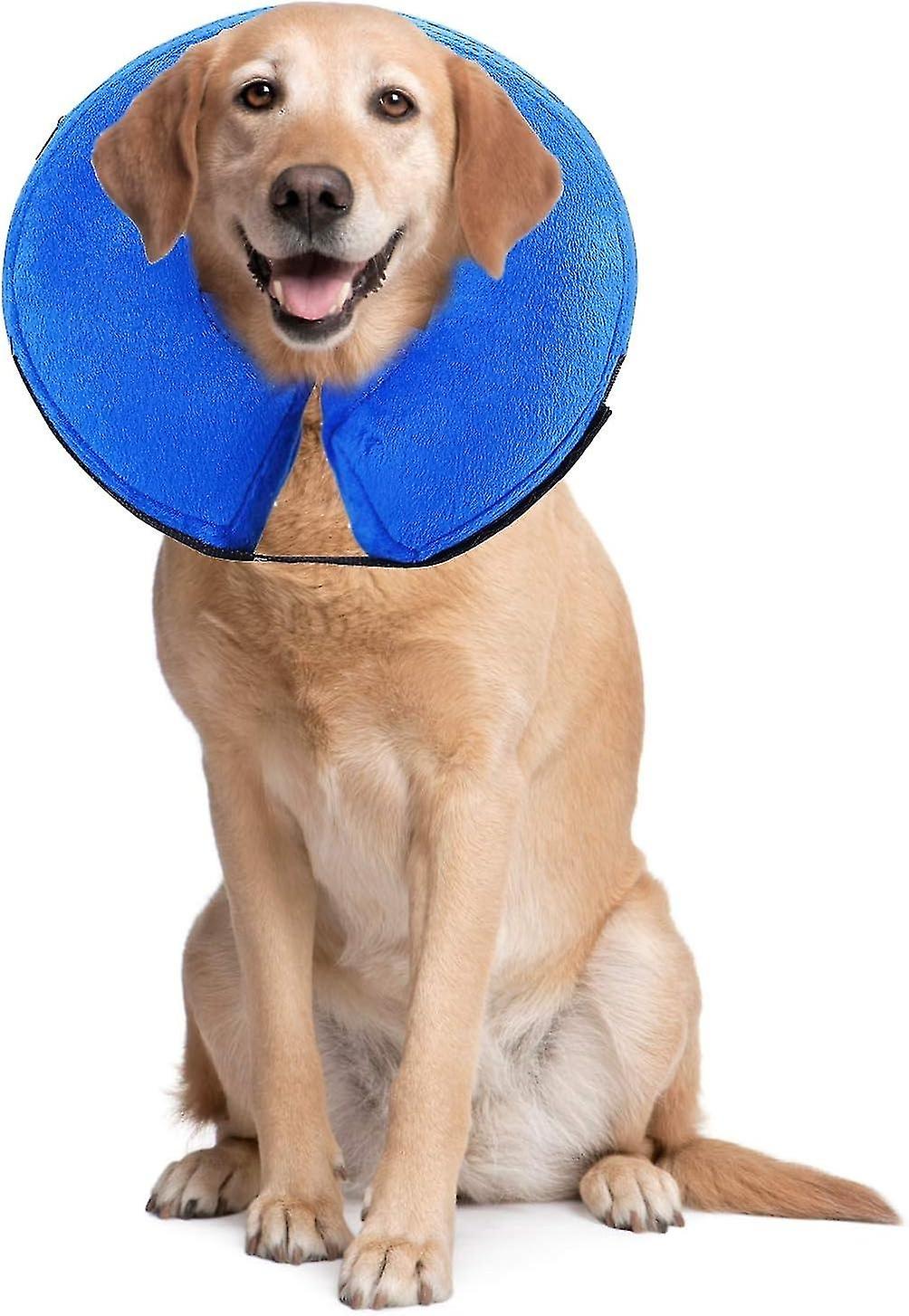 Comfortable recovery for dogs and cats, inflatable collar, protective collar, adjustable, washable b