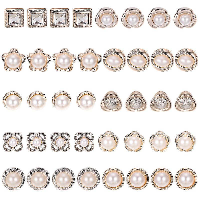 40pcs Alloy Buttons