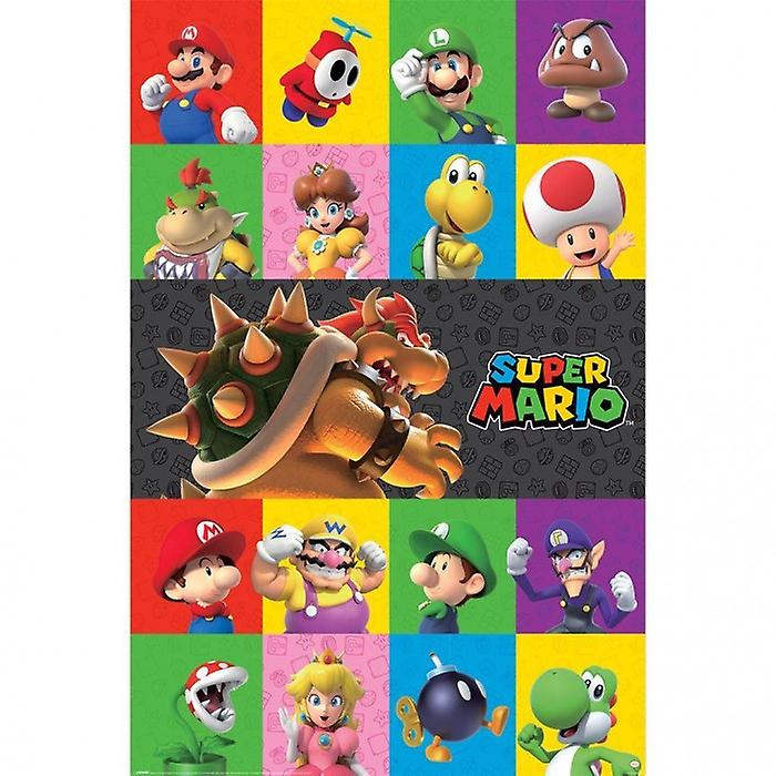Super Mario Characters Poster