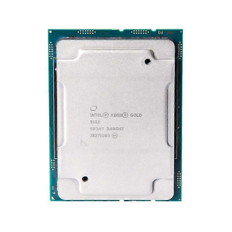 Xeon GOLD 5122 CPU - Socket LGA 3647 14 Cores 28 Threads 2.6GHz 19.25MB L3 Cache 105W.