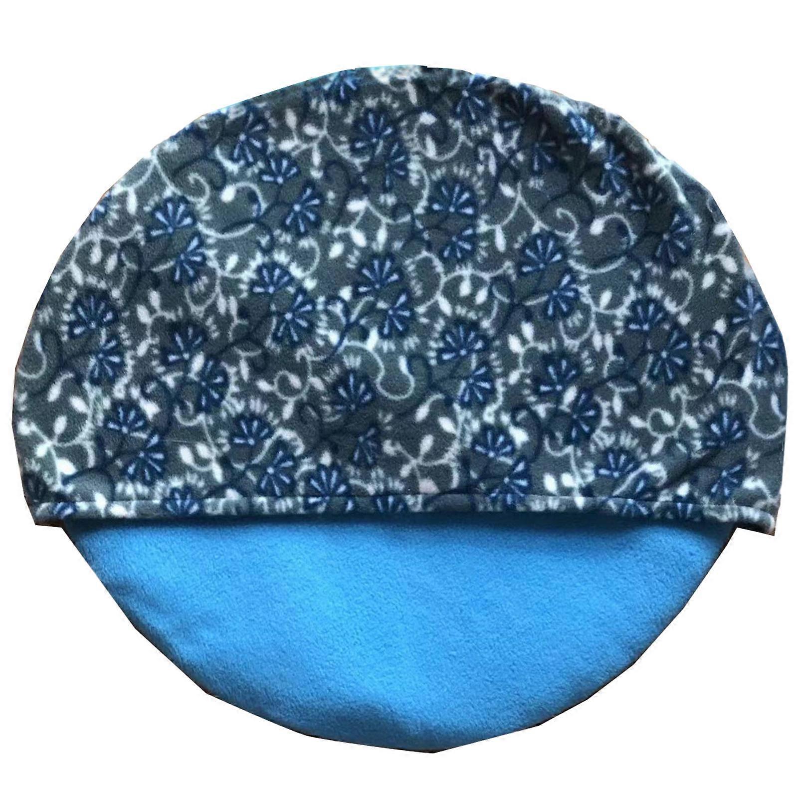  Bearded Dragon Bed with Cover Soft Comfortable Warm Plush Round Sleeping Bed