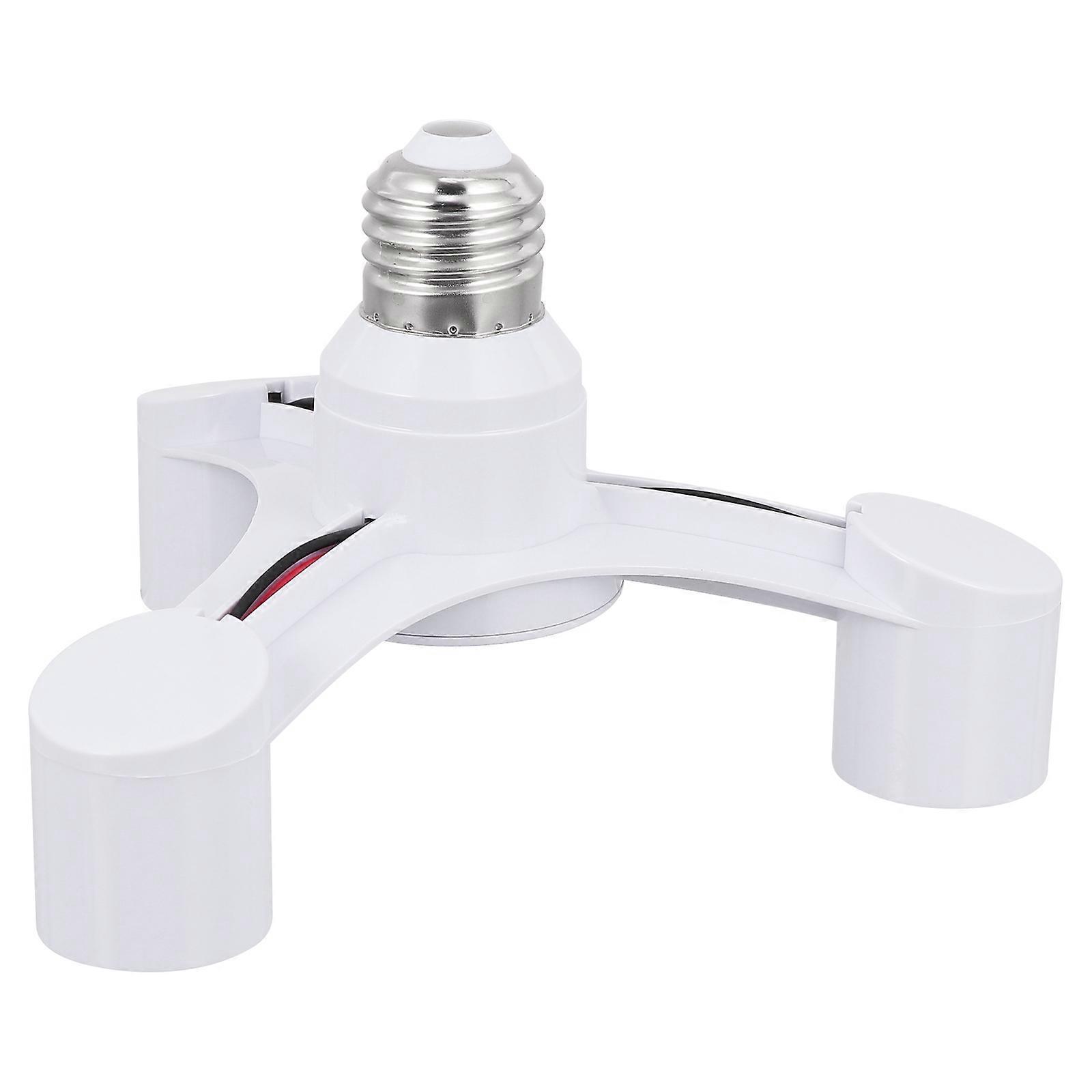 Light Bulb Socket Splitter E27 To 3E27 Adapter Fixed Head Lamp Holder Converter