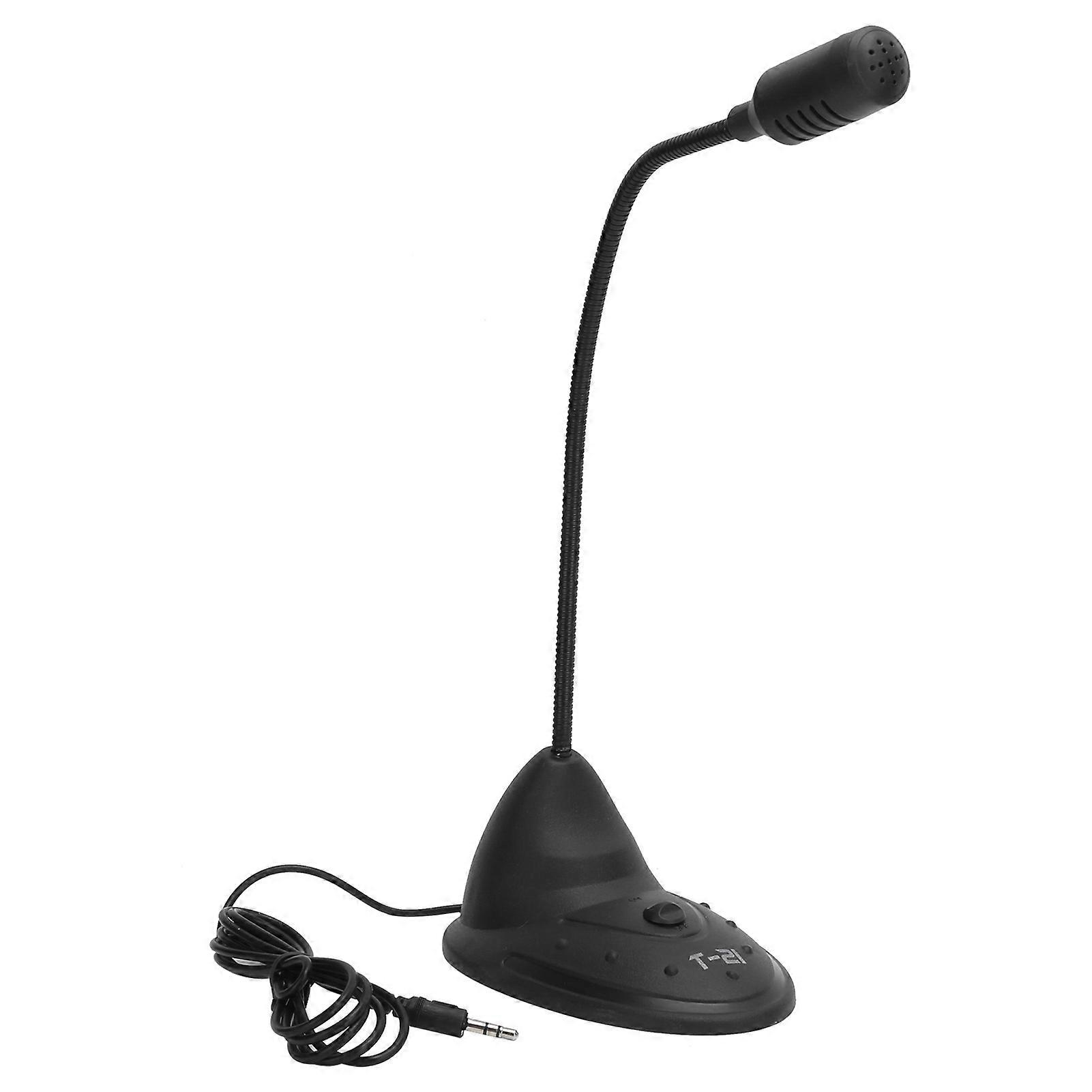 Desktop Capacitive Microphone Goose Neck For Computer Gaming Live Broadcast Sound Amplifier