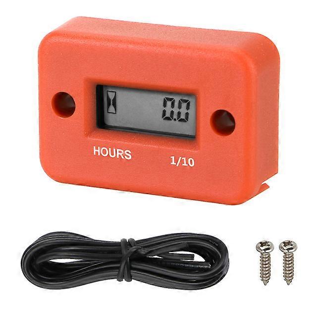 Engine Gauge Hour Meter Digital Hour Meter Waterproof LCD Display For Motorcycle ATV Gasoline Marine Snowmobile