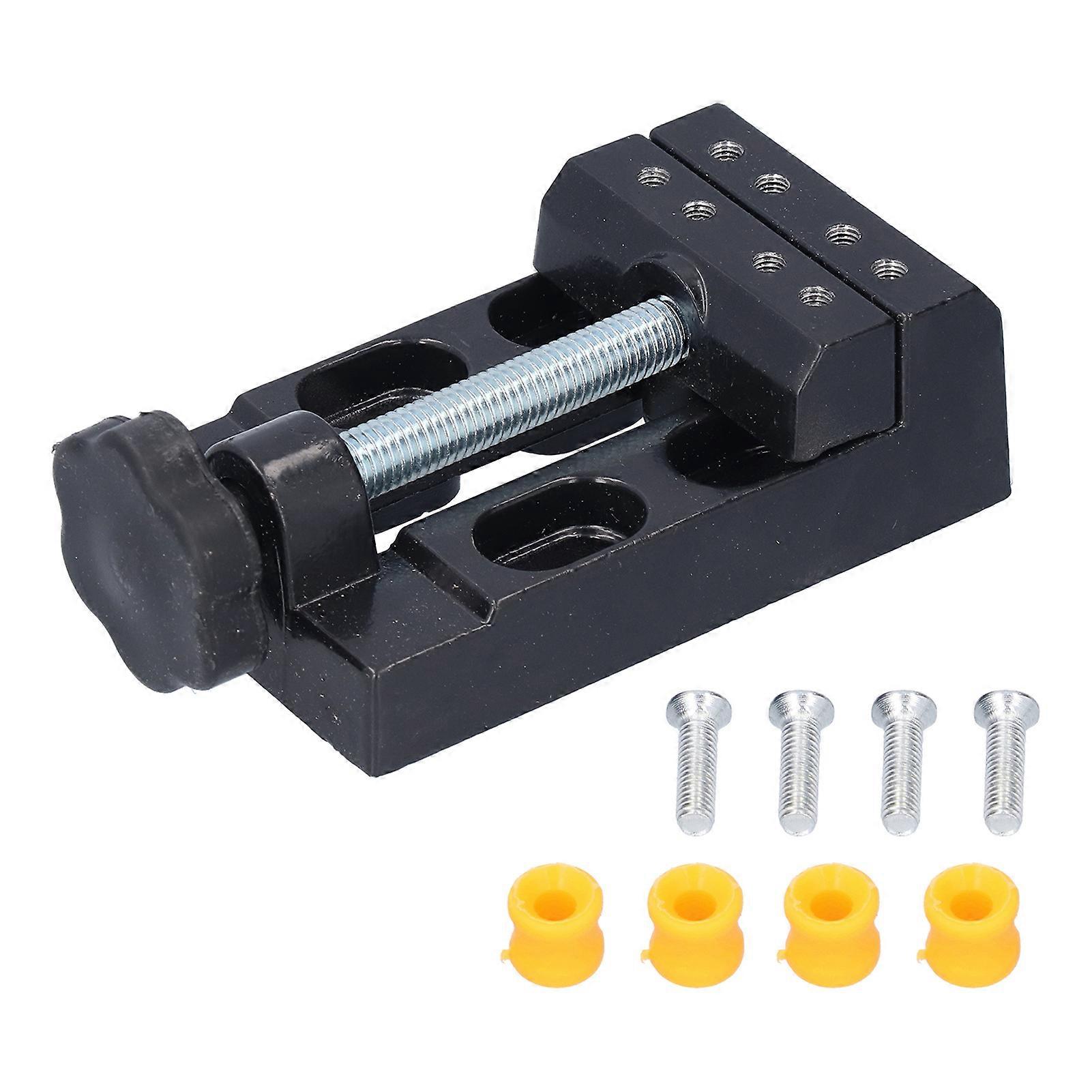 Mini Table Vice Good Fixing Effect Handheld Use Compact Convenient Free Installation Mini Drill Press Vise