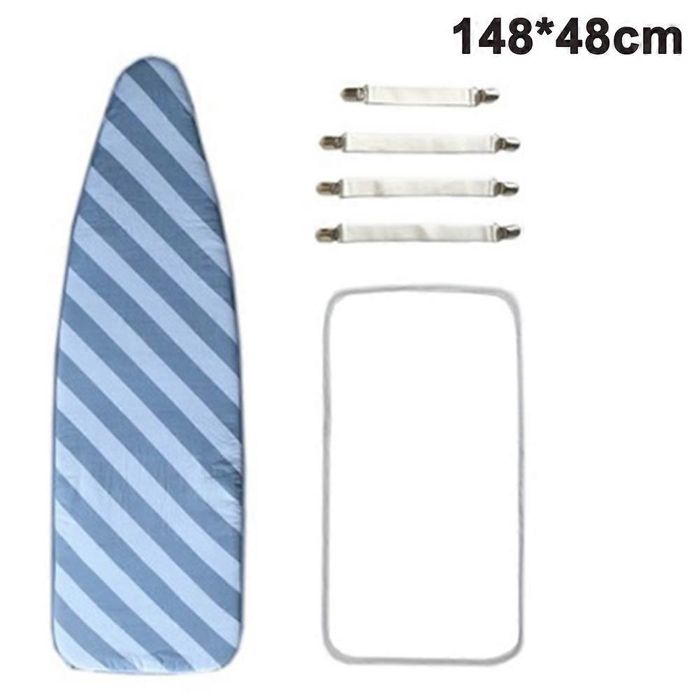 Scorch Resistance Ironing Board Cover and Pad Resists Scorching and Staining Ironing Board Cover with Elasticized Edges and Pad