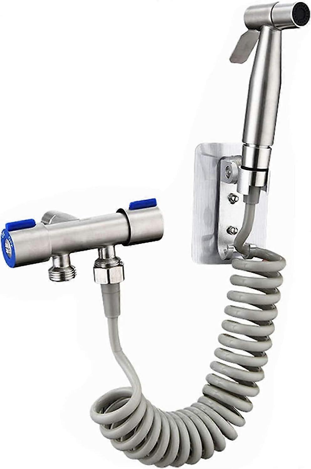 ビデ噴霧器ハンドシャワービデトイレビデスプレーステンレススチールビデトイレ噴霧器ビデスプレーヘッドハンドシャワー付きビデキット用