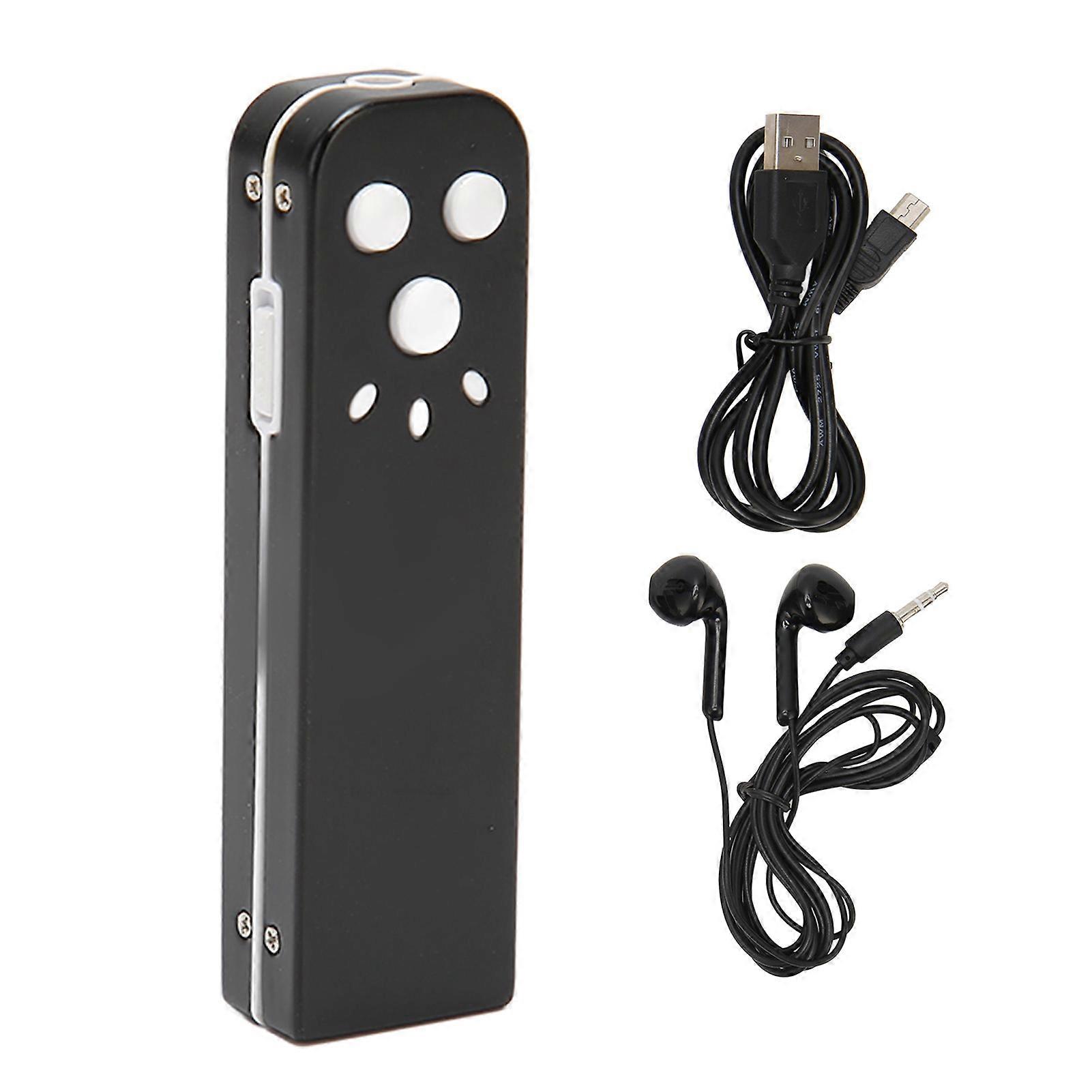 Mini Recorder HD Noise Reduction Small Voice Activated Recorder with MP3 Playback for Meeting Class Interview 4GB