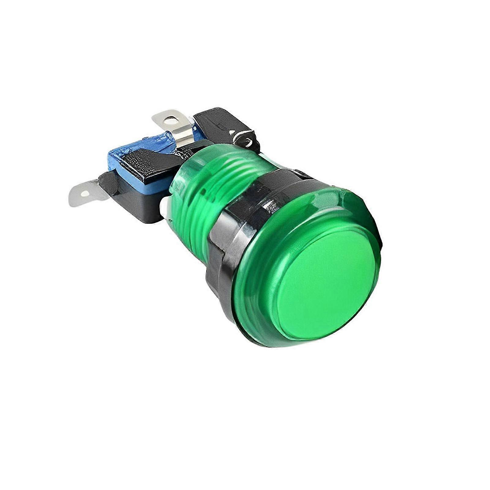 Microswitch 10pcs Game Push Buttons Led Lights Brightness Screws Stabilizer Game Machine Self-reset Switch Supplies