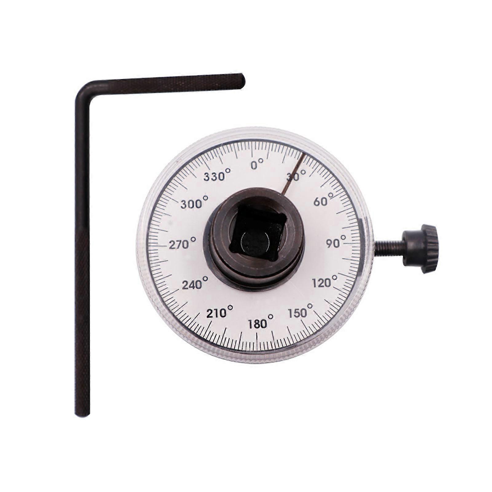Torque Angle Gauge 1/2in 360 Precision Angular Tightening Clear Scale Adjustable Angle Measuring Tool