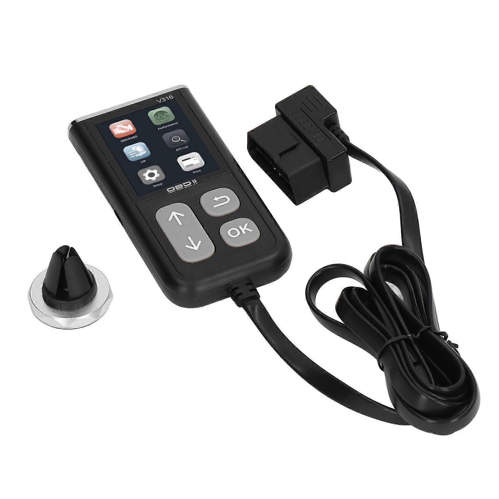 OBD2 Scanner DC8?36V Engine Light Fault Code Reader OBD II Diagnostic Reader Scan Tool