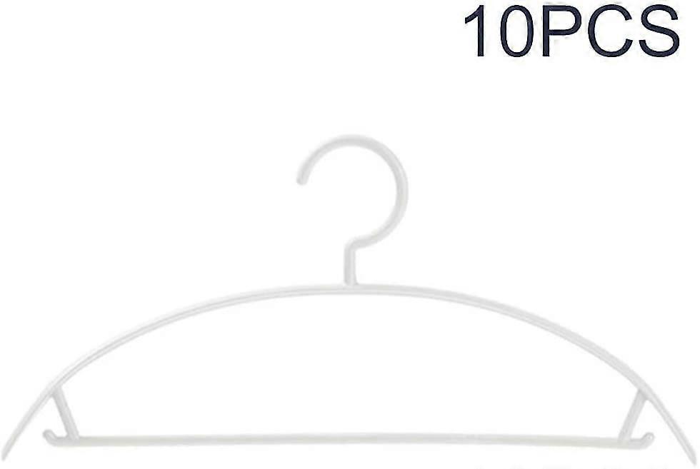 10pcs clothes hangers, without shoulder bumps, non-slip rubber coating
