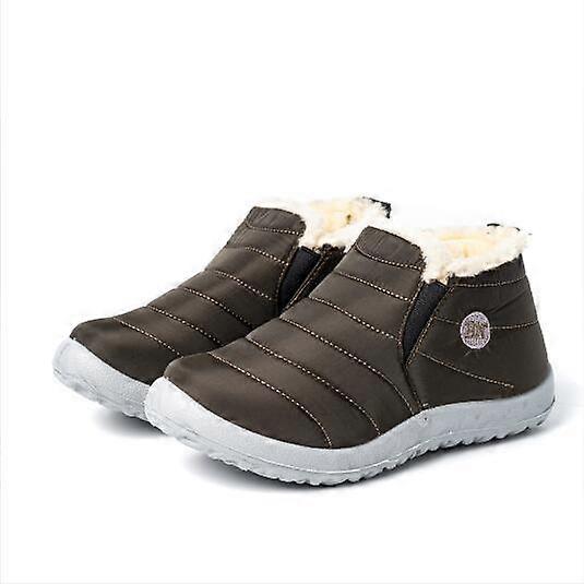 Winter Snow Boots Women's 2024 Waterproof Ankle Boots Women Plus Size Cotton Boots Non Slip Warm Plush Women Shoes Botas Mujer