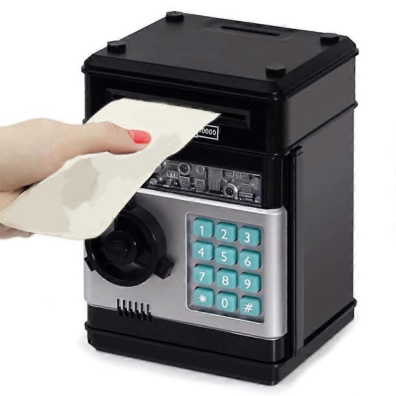 Electronic Piggy- for Kids Money Savings Box,Mini ATM Coin Bank for Children Birthday Xmas Gifts