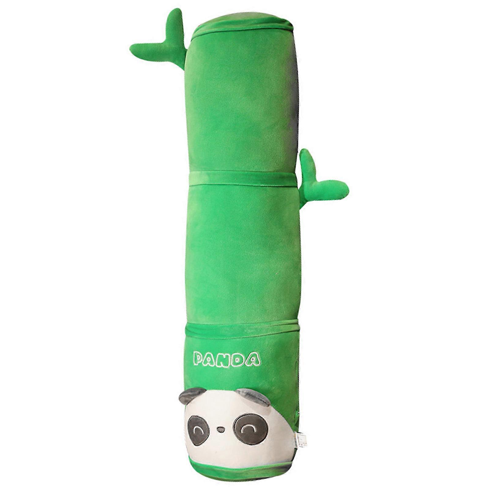 Cute Bamboo Panda Plush Toy Stuffed Pillow Lovely Soft Plushies Pillow Cushion Plush Doll for Kids Baby Comforting Gift