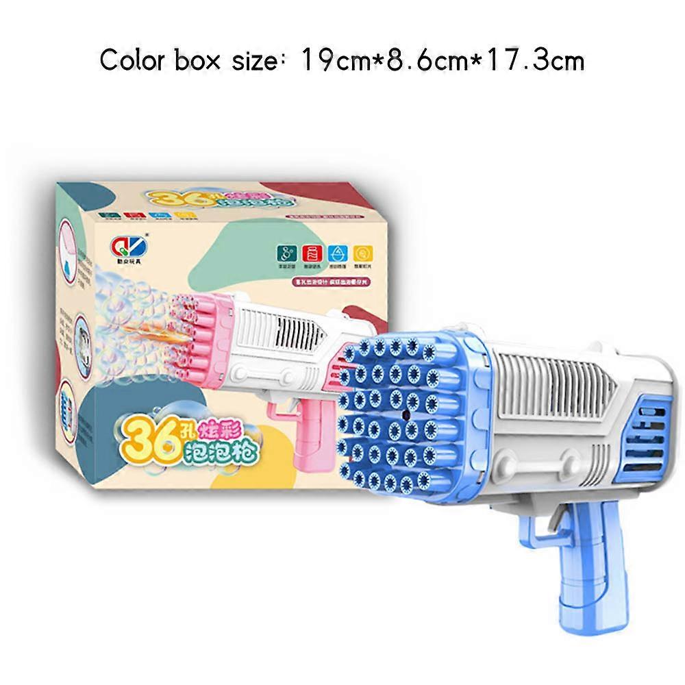 Electric Bubble Makers Bubble Blowing Products Cartoon Rocket Launcher Shape