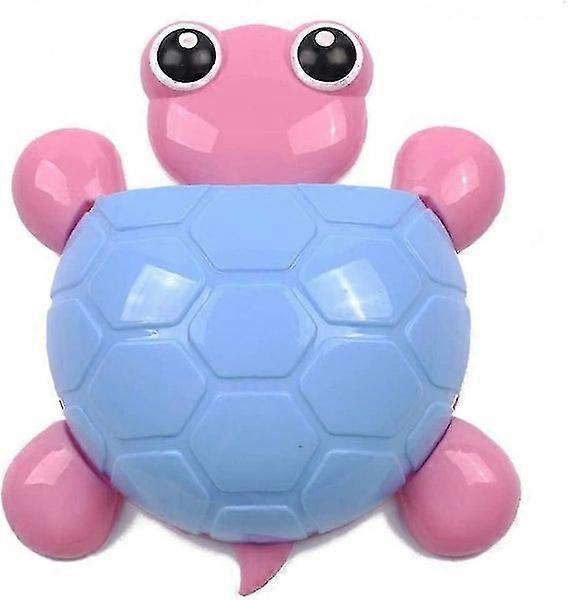 Cute Cartoon Turtle Kids Wall Mount Toothbrush Holder